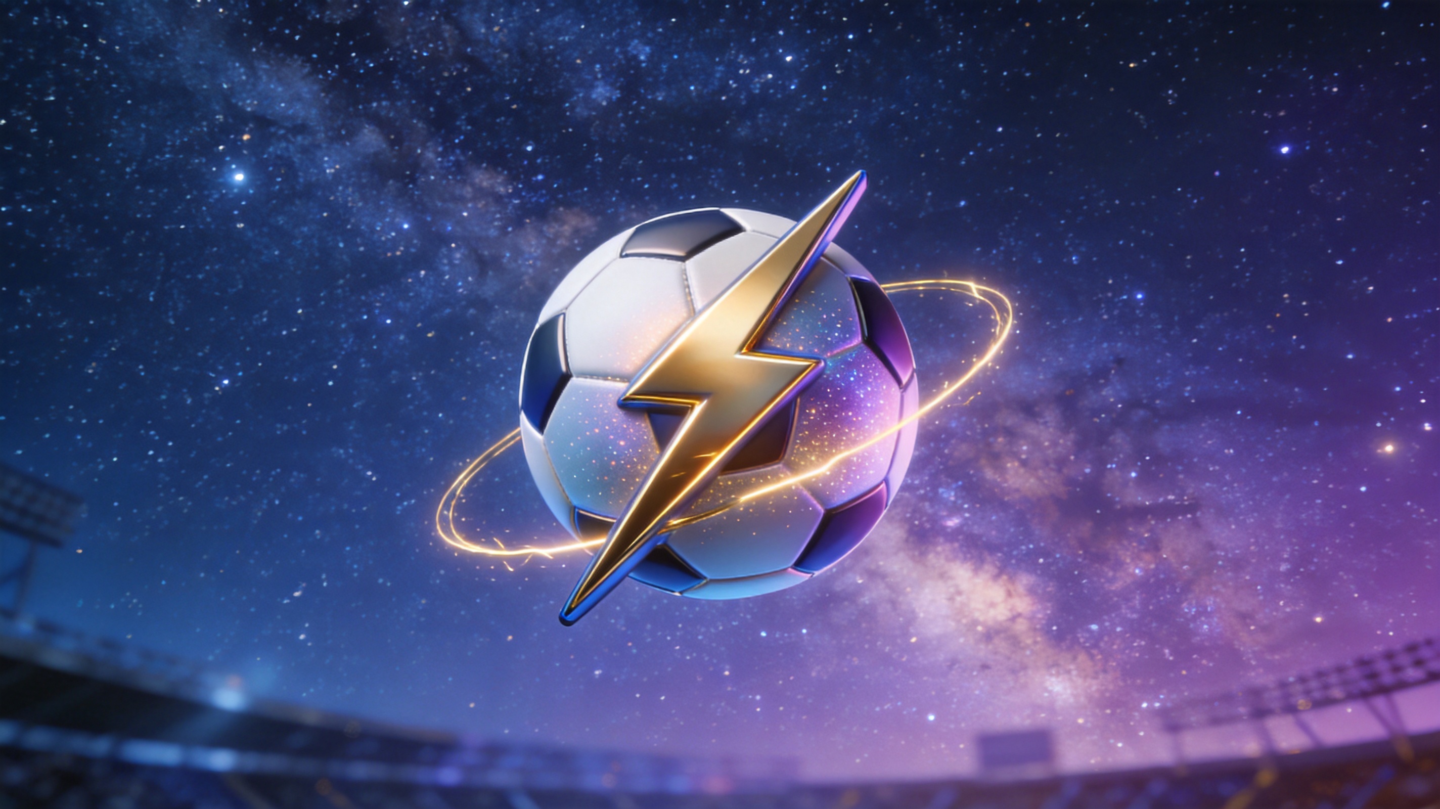星空体育logo 足球与闪电标识